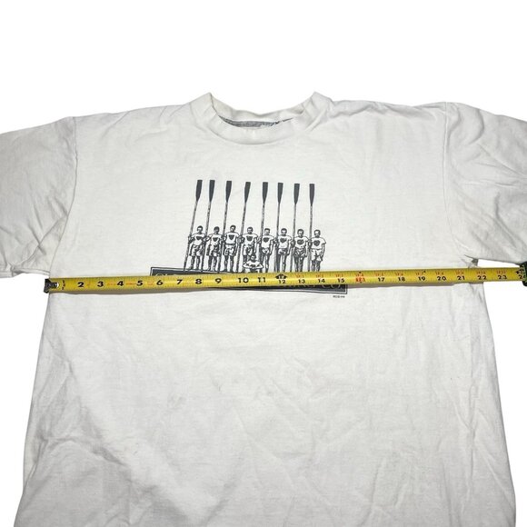 Vintage Old School Clothing Co Rowing Team Single Stitch T-Shirt Size XL - Picture 7 of 8